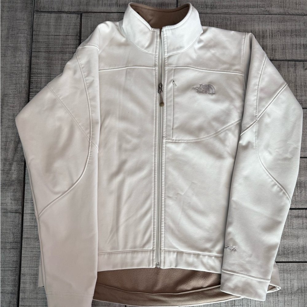 The North Face Cream Softshell Jacket